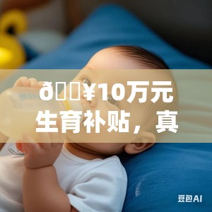 💥10万元生育补贴，真的能让人“生”动起来吗？🤔